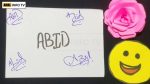 abid name signature