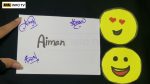 aiman name signature